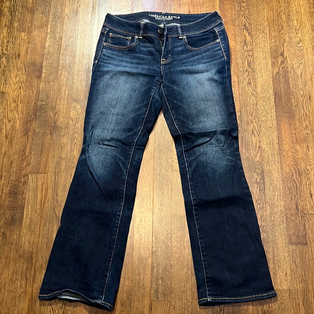 American eagle kick boot stretch jean size 10